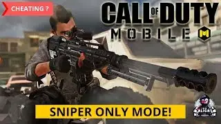 THIS IS CHEATING! NEW SNIPER ONLY MODE! COD MOBILE BATTLE ROYALE