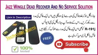 Recover Your Jazz Wingel W02/R191j | No Service Solution | B19, B21 Unlock Done | File Is Free