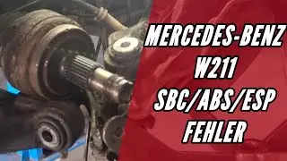 MERCEDES-BENZ W211 SBC / ABS / ESP Fehler🛠️ #mercedes #cardiagnostics #kfzwerkstatt #carmaintenance
