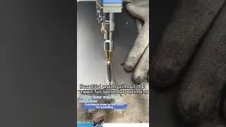 #galvanizedsheetwelding with handheld laser welding machine