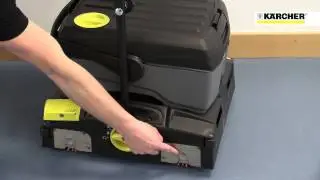 Karcher BR 40/10 C small area compact floor scrubber drier