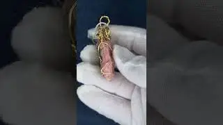 New: Red Jasper wrapped in gold!  