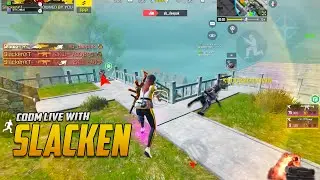Slacken is a CHEATER !! | CODM BR GAMEPLAY | #live #vertical #slackenyt