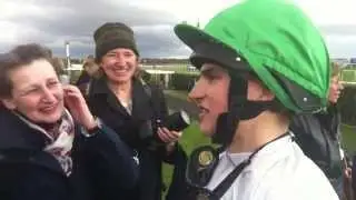 Jockey Alexander Thorne post race report