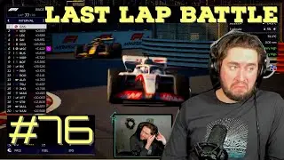 VERSTAPPEN VS LECLERC VS GASLY | LAST LAP BATTLE - F1 Manager 22 (Haas Part 76)