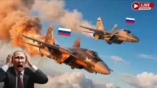 December 18, 2025, 55 of PUTIN'S SU-57 fighter jets EXPLODED in mid-air - watch the incident!