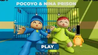 POCOYO & NINA PRISON RUN! 🚨 Obby Escape | Roblox Gameplay