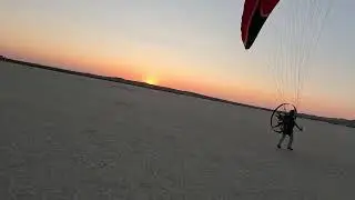 Kevin's Footdrag Landing, El Mirage Sunset