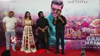 S.J. Suryah Speech At Game Changer Teaser Launch Event In Lucknow| Ram Charan | Kiara Advani | V6Ent