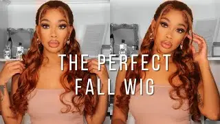 Perfect Fall Wig🍂 The BEST Auburn Wig Install & Review- ft Unice
