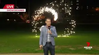 Channel 7 news | Pyro Poi | Flux Entertainment