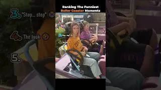 Ranking The Funniest Roller Coaster Moments 🤣 #shorts #funny #ranking #tiktok
