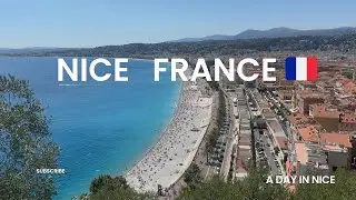 Nice, la ciudad mas hermosa del sur de Francia🇫🇷City tour silencioso en 4k
