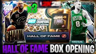 I OPENED *3* NEW FESTIVAL OF CHAMPIONS HALL OF FAME BOXES IN NBA 2K25 MYTEAM!
