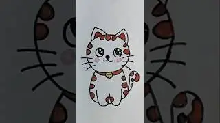 Cat drawing Easy Step By Step