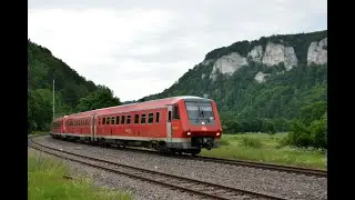 Sonderz&uuml;ge zum Southside Festival 2019 im Donautal mit BR 611 und 218 (inkl. Regelverkehr)