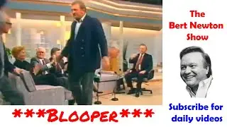 Quick Blooper - Guest walks out on the Bert Newton Show - 1989