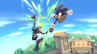 Super Smash Bros. 4 Sonic Spike on POINT! Yes... It ended just like that.