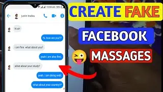 how to create fake chat on facebook