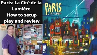 How to setup, play and review Paris: The City of Lights board game AmassGames* La Cite de la Lumiere