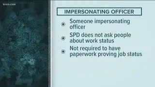 Fake cop stops people in Spokane to check &lsquo;essential worker&rsquo; status, police say