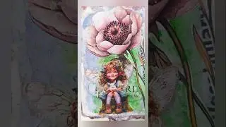 C&oacute;mo hacer una ATC con hadas &mdash; paso a paso /How to make an ATC or junk journal for beginners