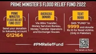 PM Flood Relief Fund Short Code 9999 for Donation