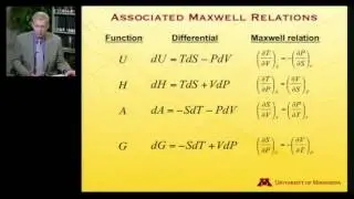 StatMolThermo 08.06 Natural Independent Variables