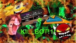 LETS BEAT KILLBOT! 79%, 35-86%. (Geometry Dash) (STREAM 9)
