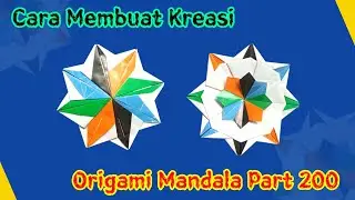 Cara Membuat Kreasi Origami Mandala Part 200