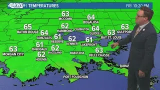 Weather: last wave of rain Saturday, cool and sunny next week