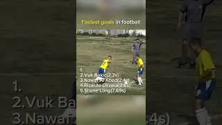 Goal scored in 2.1 seconds! Fastest ever. 🤯