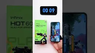 Infinix Hot 60 5G BGMI Game App Open Speed Test #shorts