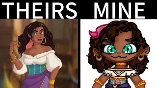 Drawing The 💥NOT-SO DISNEY PRINCESSES💥 in ✨MY ART STYLE✨!! (Giselle, Kida, Meg, and Esmeralda!)❤️
