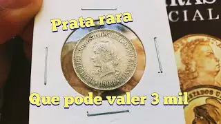 Moeda 500 R&eacute;is 1908 rar&iacute;ssimas que pode valer muito dinheiro.