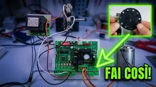 SCHEDA CON ENCODER PER AUTOMAZIONE CANCELLO BASCULANTE (Funzionamento)