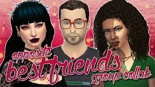 The Sims 4 | Opposite Best Friends Group Collab!
