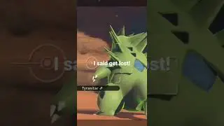 Lycanroc pissed off Tyranitar! 😱 || New Pok&eacute;mon Snap || #pokemon #pokemonsnap #tyranitar #lycanroc