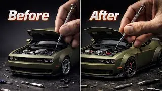 Assembling Dodge Challenger SRT Jailbreak 1:24 Scale Model ASMR Unboxing