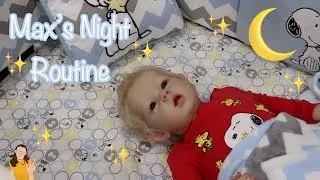 Reborn Toddler Max's Night Routine | Kelli Maple
