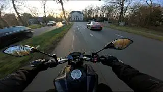 POV Evening Ride | MT-07 Urban Getaway & Small City Tour [4K]
