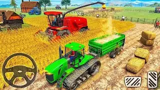 Modern Tractor Farming Driving Simulator 3D - New Tractors Games - Android Gameplay 🚜
