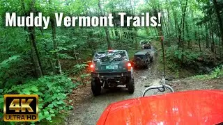 Jeeps, Toyotas, and Muddy Vermont Trails! [4K]