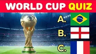 HOW MUCH DO YOU KNOW ABOUT THE FIFA WORLD CUP? | FOOTBALL QUIZ