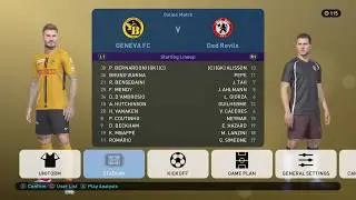 GENEVA FC - debut dans myCub - PES 2019