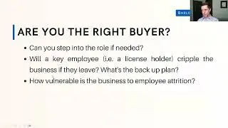 Licenses & Regulatory Issues in Acquisitions