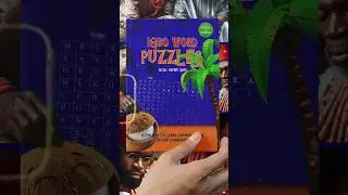A puzzle book of Igbo words. The first I have seen and the first I have designed...