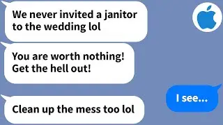 【Apple】 At a wedding, my sister-in-law mistook me—the company president—for a cleaning lady