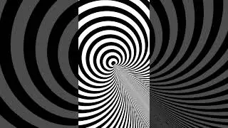 Black & White Hypnotic Loop | Psychedelic Visuals for Meditation & Sleep