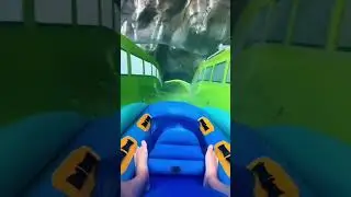 Krakatau Aqua Coaster POV в заливе Вулкан! #вулканобей #универсалорландо #кракатау